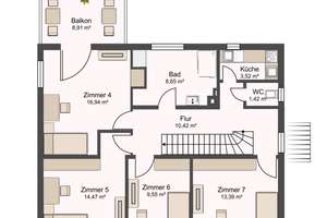 Smart & Saniert: 2-Zimmer Wohnung und separate WG-Zimmer – Die vollständige Adresse der Immobilie erhältst du vom Anbieter., 72762 Reutlingen-Mitte, Reutlingen – Vorschaubild 12
