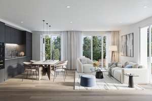 NEUBAU: 5-Zimmer-Maisonette-Dachgeschosswohnung mit Terrasse. 
2 Ebenen, 3 Schlafzimmer, 2 Bäder – Vollmannstraße 34, 81927 Englschalking, München – Vorschaubild 5