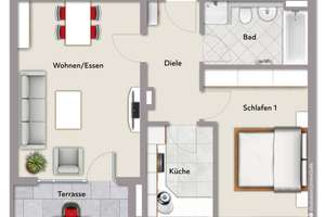 Traumhafte 2-ZKB Gartenwohnung mit Tiefgaragenstellplatz in der Augsburger Innenstadt zu vermieten! – Die vollständige Adresse der Immobilie erhältst du vom Anbieter., 86150 Innenstadt. St. Ulrich-Dom, Augsburg – Vorschaubild 11