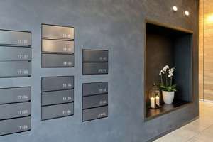 Exklusive Lobby im Hotelstil · Modernes Luxusapartment mit direktem Skyline-Blick in Frankfurt – Die vollständige Adresse der Immobilie erhältst du vom Anbieter., 60486 Gallus, Frankfurt am Main – Vorschaubild 4