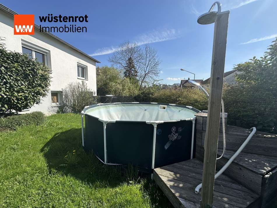 Pool im Garten