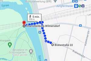 Schöne möblierte 3-Zimmer-Wohnung am Schlosspark Charlottenburg – Brahestr. 22, 10589 Berlin – Vorschaubild 20