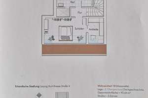 Maisonette mit Balkon und Ankleide – Stilvolles Wohnen im Dachgeschoss von Leipzig-Kleinzschocher – Die vollständige Adresse der Immobilie erhältst du vom Anbieter., 4229 Kleinzschocher, Leipzig – Vorschaubild 7