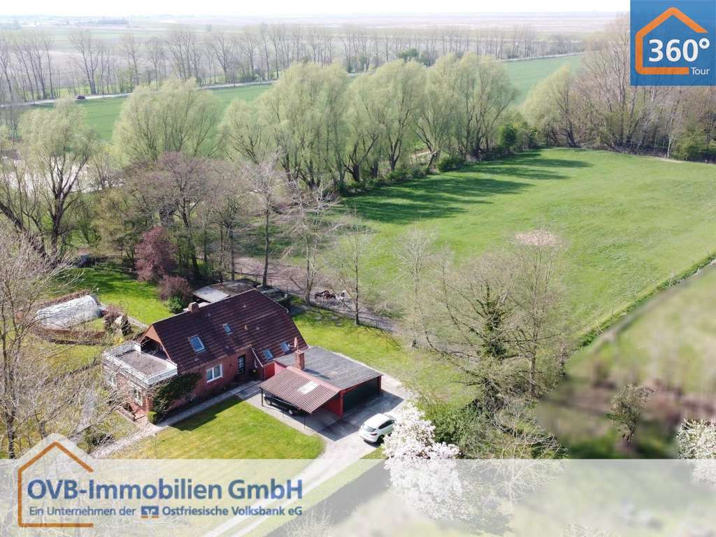 Ländlicher Wohntraum – gepflegtes Landarbeiterhaus in ruhiger Lage von Leybuchtpolder