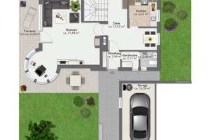 Luxuriöses Landhaus (DHH) *** 3 Bäder, offener Kamin, Sauna, Schwimmbad und großer Garten in Toplage – Die vollständige Adresse der Immobilie erhältst du vom Anbieter., 83246 Unterwössen – Vorschaubild 35