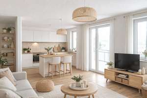 Erstbezug! 43 m², 2-Zi, Balkon, Keller, 2.OG