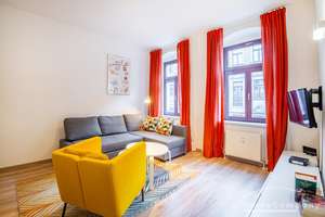 27988 HomeCompany Dresden Möbliert/Furnished 2-Zimmer Apartment in Dresden-Neustadt max. 2 Personen – Die vollständige Adresse der Immobilie erhältst du vom Anbieter., 1099 Äußere Neustadt, Dresden – Vorschaubild 9