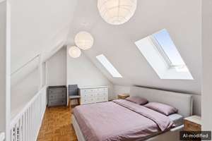 Außergewöhnliche Dachgeschosswohnung mit offener Galerie, hohen Decken und Fischgrätparkett – 81541 Obergiesing, München – Vorschaubild 9