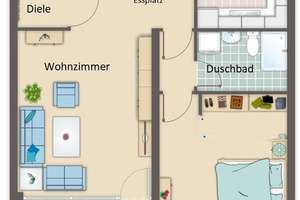 Sonnige,  ruhige, nahe Olivaer Pl.  gelegene freie Wohnung m. West-Balkon + Lift - incl. Tiefgarage – Bregenzer Strasse 6, 10707 Wilmersdorf, Berlin – Vorschaubild 9