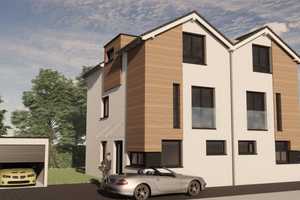 Neubau DHH mit Keller, A+, KfW 40, PV Anlage, Fußbodenheizung,  mit Grundstück zum Festpreis! – Köln – Vorschaubild 1
