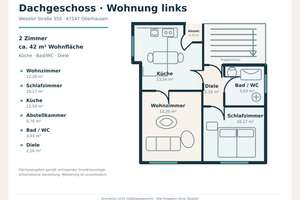 Gepflegte 2-Zimmer-Dachgeschosswohnung in Oberhausen - ab 01.11.2026 zu vermieten – Die vollständige Adresse der Immobilie erhältst du vom Anbieter., 46147 Holten, Oberhausen – Vorschaubild 13