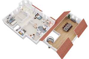Repräsentatives Anwesen 753 qm mit Wohnhaus und Einliegerwohnung 284 qm + Büro und Lagerhalle 469 qm – Bad Dürkheim (Kreis) – Vorschaubild 92