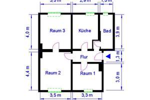 3-Zimmerwohnung Magdeburg – Beimsstr. 12, 39110 Stadtfeld West, Magdeburg – Vorschaubild 4