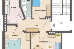 Frisch sanierte 3-Zimmer-Wohnung mit Balkon und Altbaucharme in Bremerhaven-Lehe! – Adolfstraße 22, 27576 Lehe, Bremerhaven – Vorschaubild 8