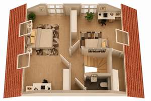Platz für die ganze Familie - 6,5-Zi.-Maisonette in Ergenzingen mit Balkon & VVS in 5 Gehmin. – Gäustraße 24, 72108 Rottenburg am Neckar – Vorschaubild 8
