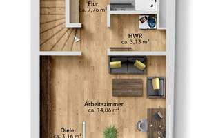 Stilvoll leben, urban arbeiten: Design-Townhouse mit Dachterrasse & Premium-Ausstattung – Senserstraße 13c, 81371 Sendlinger Feld, München – Vorschaubild 13