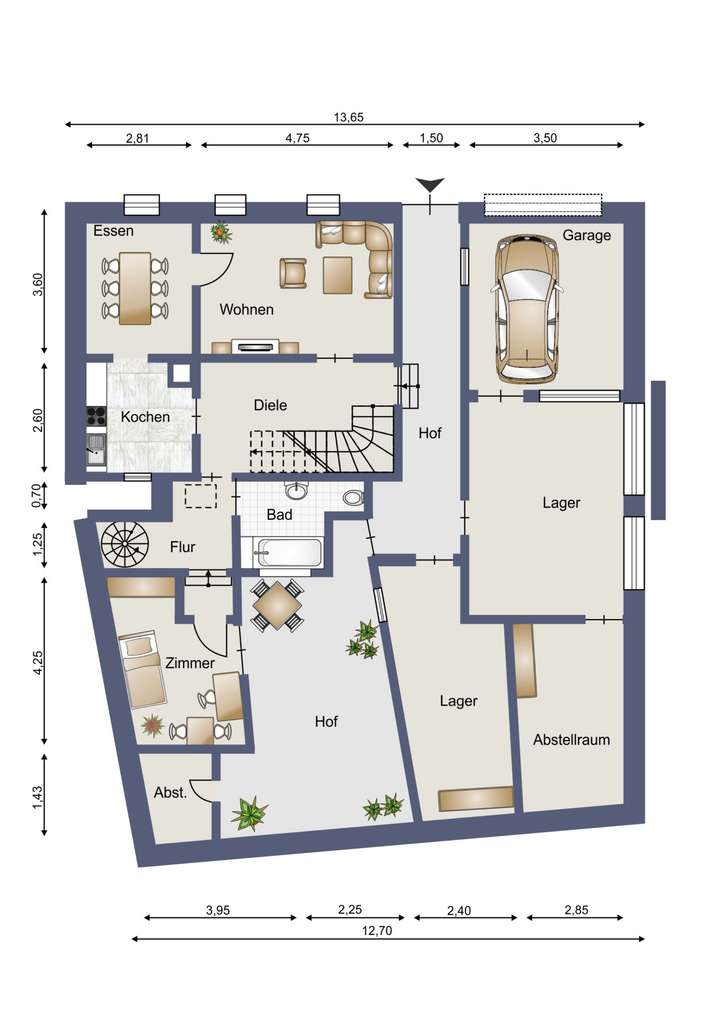 Grundriss EG