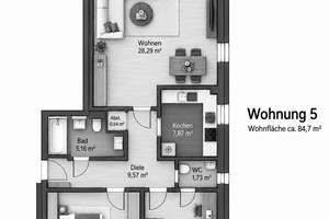 3-Zi-Wohnung mit Süd-Balkon und Tiefgarage in Münster-Mauritz – 48155 Herz-Jesu, Münster – Vorschaubild 16