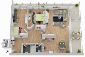Helle 3,5-Zimmer-Eigentumswohnung in Stuttgart-Heumaden mit 2 großen Balkonen – 70619 Heumaden, Stuttgart – Vorschaubild 10