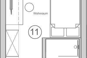 Studentenwohnung mit Terrasse  – Seerosenstraße 1, 70563 Vaihingen-Mitte, Stuttgart – Vorschaubild 6