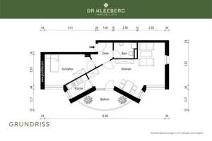 Großzügige 2 Zimmerwohnung mit großem Balkon und Außenstellplatz in Münster-Roxel – Die vollständige Adresse der Immobilie erhältst du vom Anbieter., 48161 Roxel, Münster – Vorschaubild 8