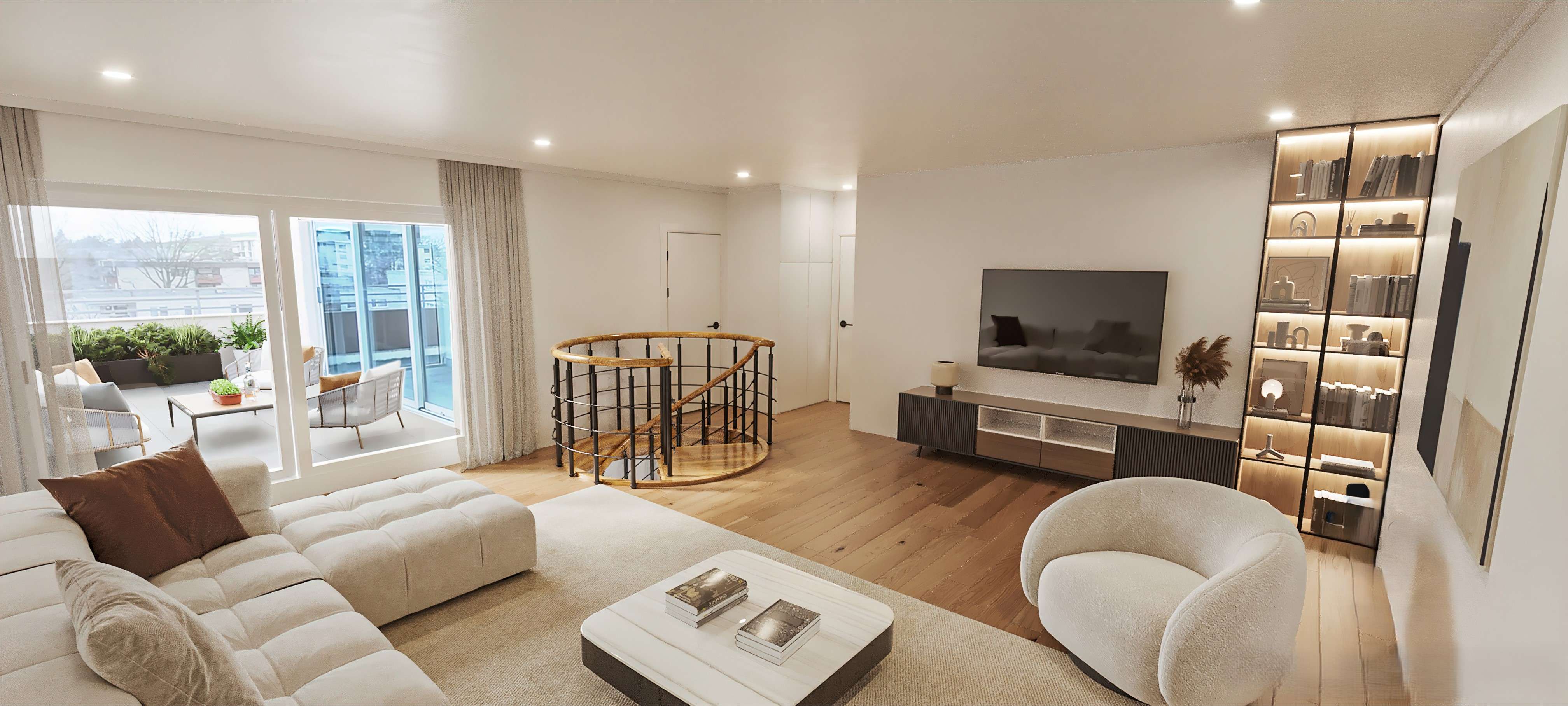 Immobilie in Denzlingen - Kaufpreisreduzierung! Penthouse-Maisonette mit Weitblick – Über den Dächern von Denzlingen - Bild 9