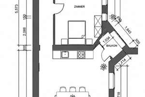 Courtagefreie, ruhige Altbauwohnung in Charlottenburg /Ku'damm mit Balkon  – Wielandstrasse, 31, 10629 Charlottenburg, Berlin – Vorschaubild 13
