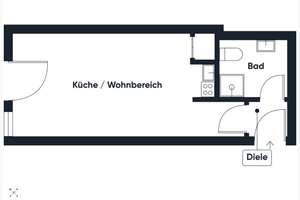 Wertstabile Rendite in Münster-Hiltrup: 1-Zimmer-Appartement mit Terrasse & Tiefgaragenstellplatz – Die vollständige Adresse der Immobilie erhältst du vom Anbieter., 48165 Hiltrup-West, Münster – Vorschaubild 11