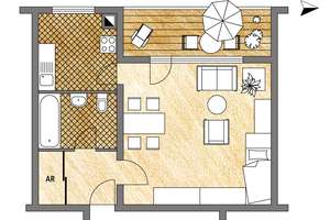 TOP - 1 Zimmer - Kapitalanlage - – Mellener Str. 9, 12305 Lichtenrade, Berlin – Vorschaubild 5