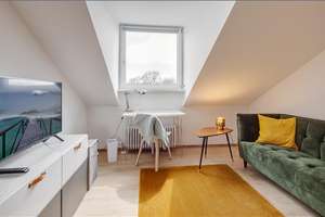 Möbliert: Harmonische 1,5-Zimmer Wohnung  – Die vollständige Adresse der Immobilie erhältst du vom Anbieter., 81679 Herzogpark, München – Vorschaubild 1