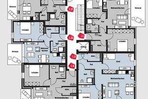 großzügige helle 3 Zimmer Neubau-Wohnung in den Steimker Gärten