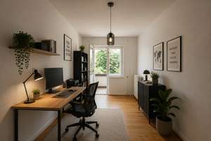 Ruhige UND zentrale Lage, sofort einziehen, keine Provision, 51 m2 Wohnung im OG, lichtdurchflutet – Colmarer Weg 2, 14169 Zehlendorf, Berlin – Vorschaubild 6