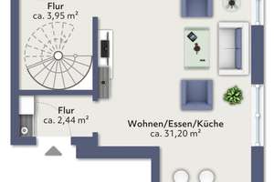 Lichtdurchflutetes Loft mit toller Dachterrasse – Die vollständige Adresse der Immobilie erhältst du vom Anbieter., 81829 Messestadt Riem, München – Vorschaubild 10