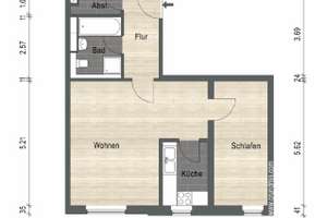 Wohnen mit Charakter: 2,5-Zimmer-Wohnung in Leverkusen-Opladen – 51379 Opladen, Leverkusen – Vorschaubild 17