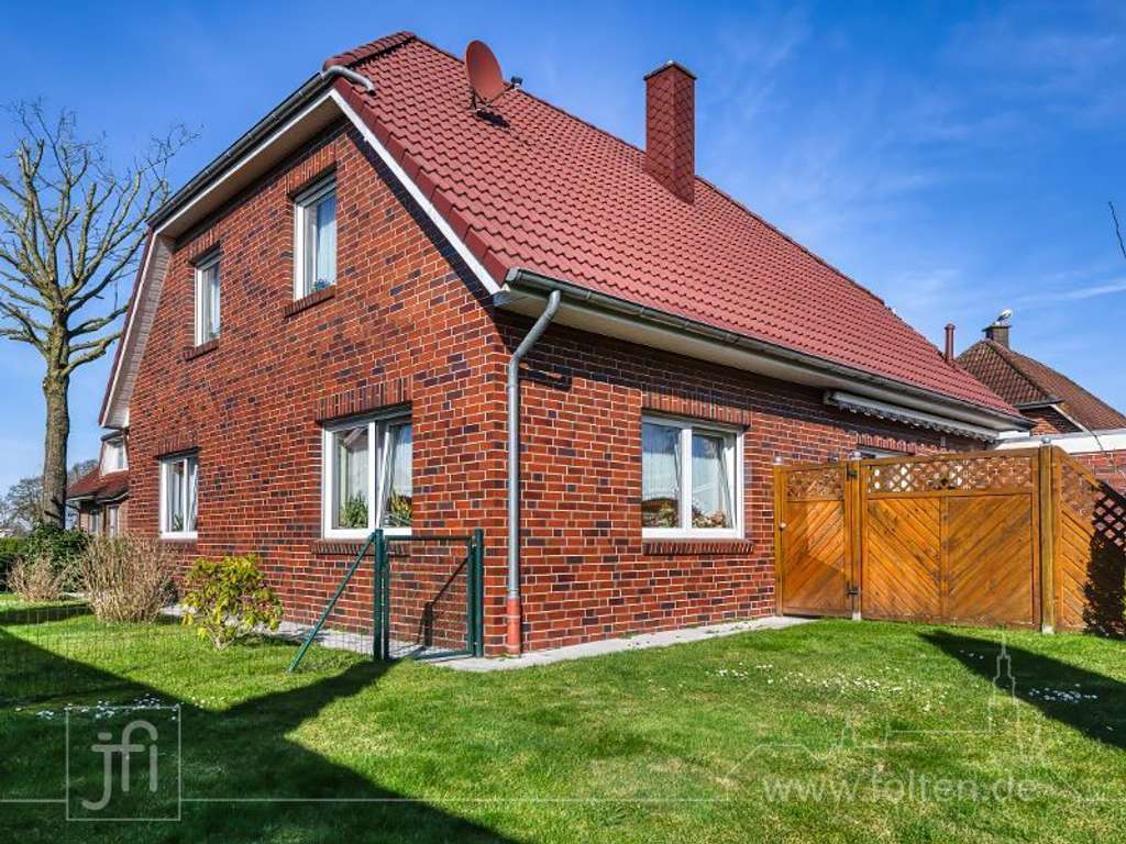 Immobilie in Detern - Sehr gepflegtes Einfamilienhaus in ruhiger Siedlungslage, inklusive Garage und neuwertigem Kaminofen - Bild 2