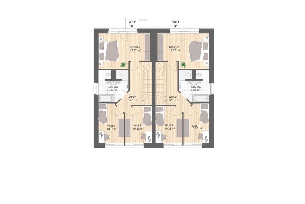 Immobilie in Gornau - Idyllisches KfW40 Doppelhaus mit Wärmepumpe und Photovoltaik - Bild 3