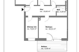 sanierte 4-Zimmer Wohnung bei Langenhorner Markt – Die vollständige Adresse der Immobilie erhältst du vom Anbieter., 22415 Langenhorn, Hamburg – Vorschaubild 10