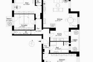 AIGNER - Aufwendig sanierter Altbau-Traum in ruhiger Innenhoflage – Die vollständige Adresse der Immobilie erhältst du vom Anbieter., 80797 Neuschwabing, München – Vorschaubild 10