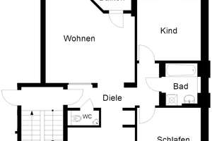 Helle 3-Zimmerwohnung – Schülkestr. 16, 42277 Oberbarmen, Wuppertal – Vorschaubild 2