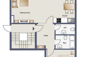 AllFa – Zentral gelegene Dachgeschosswohnung mit Garage und zwei Balkonen in Mönchengladbach-Dahl! – Die vollständige Adresse der Immobilie erhältst du vom Anbieter., 41069 Dahl, Mönchengladbach – Vorschaubild 12