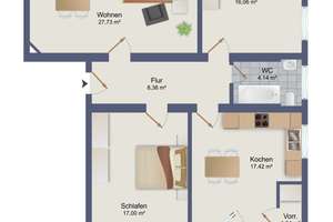 Kernsanierte 3-Zimmer Wohnung
mit Balkon zu verkaufen – Die vollständige Adresse der Immobilie erhältst du vom Anbieter., 56077 Niederberg, Koblenz – Vorschaubild 14