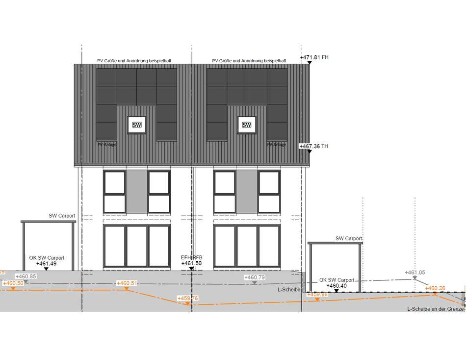 Terrassenseite - Ansicht