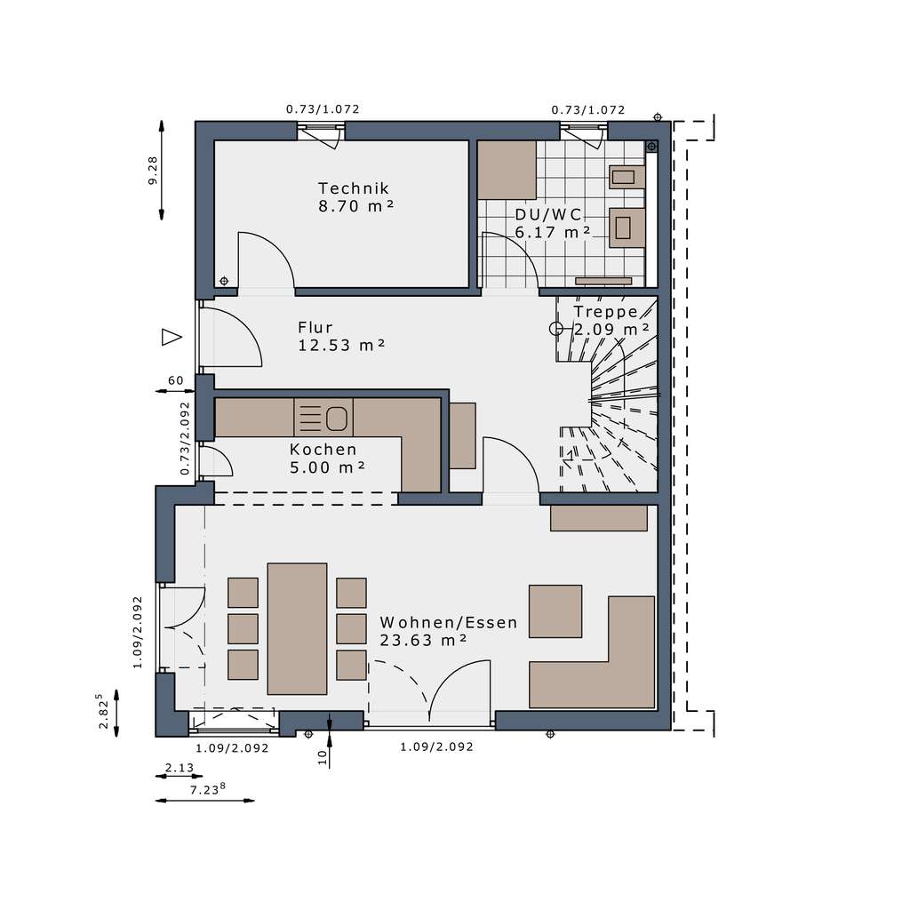 Immobilie in Stephanskirchen - Willkommen in Ihrem Zuhause – Großzügiges Doppelhaus in Stephanskirchen - Bild 2
