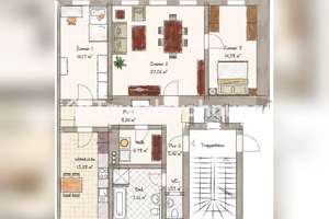 Tauschwohnung: Suche geräumige 4-5-Zimmer-Wohnung, biete 3,5 Zi /96qm Lehel – Die vollständige Adresse der Immobilie erhältst du vom Anbieter., 80538 Lehel, München – Vorschaubild 7