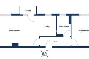 Modernisierte 2-Zimmer-Wohnung mit Balkon und hochwertiger Ausstattung in ruhiger Lage – Die vollständige Adresse der Immobilie erhältst du vom Anbieter., 86157 Pfersee-Nord, Augsburg – Vorschaubild 15