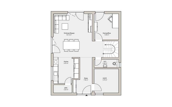 Grundriss Erdgeschoss