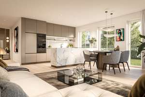 Wohnen über den Dächern von Nymphenburg – exklusives, kleines Neubau-Penthouse – Scherrstraße 6, 80639 Nymphenburg, München – Vorschaubild 6