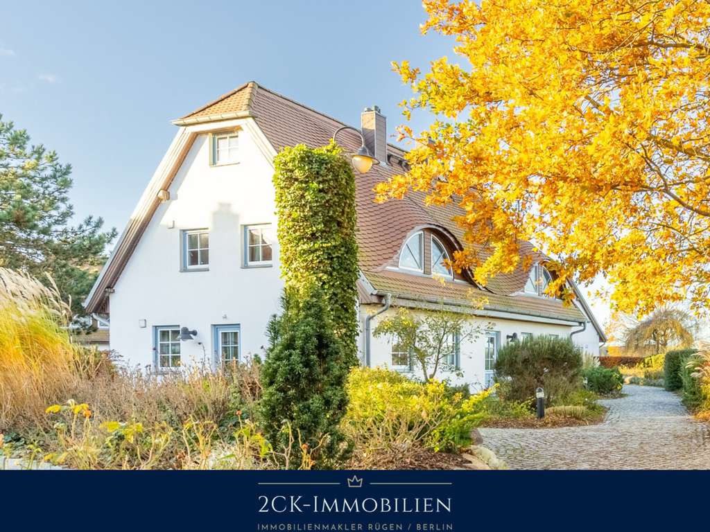 Immobilie in Mönchgut - 2 Zimmer Ferienwohnung in Strandnähe, mit Terrasse, Boddenblick und Stellplatz, Ostseebad Mönchgut! - Bild 0