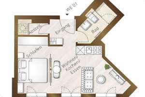 MÖBLIERTES APARTMENT IN BESTER LAGE – Die vollständige Adresse der Immobilie erhältst du vom Anbieter., 4105 Zentrum-Nordwest, Leipzig – Vorschaubild 15