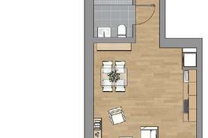 Möblierte 2-Zimmer-Neubauwohnung (Baujahr 2022) mit TG-Stellplatz & Terrasse nahe Sendlinger Westpar – Ortlerstraße 17, 81373 Mittersendling, München – Vorschaubild 7
